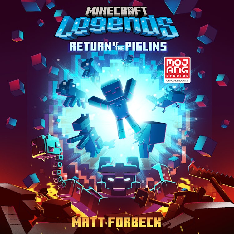 Cover image for Minecraft Legends Return Of The Piglins: Official children’s fiction gaming novel based on the Minecraft Legends game, brand new for 2023 – perfect for kids, teens and gamers of all ages!, isbn: 9780008644093