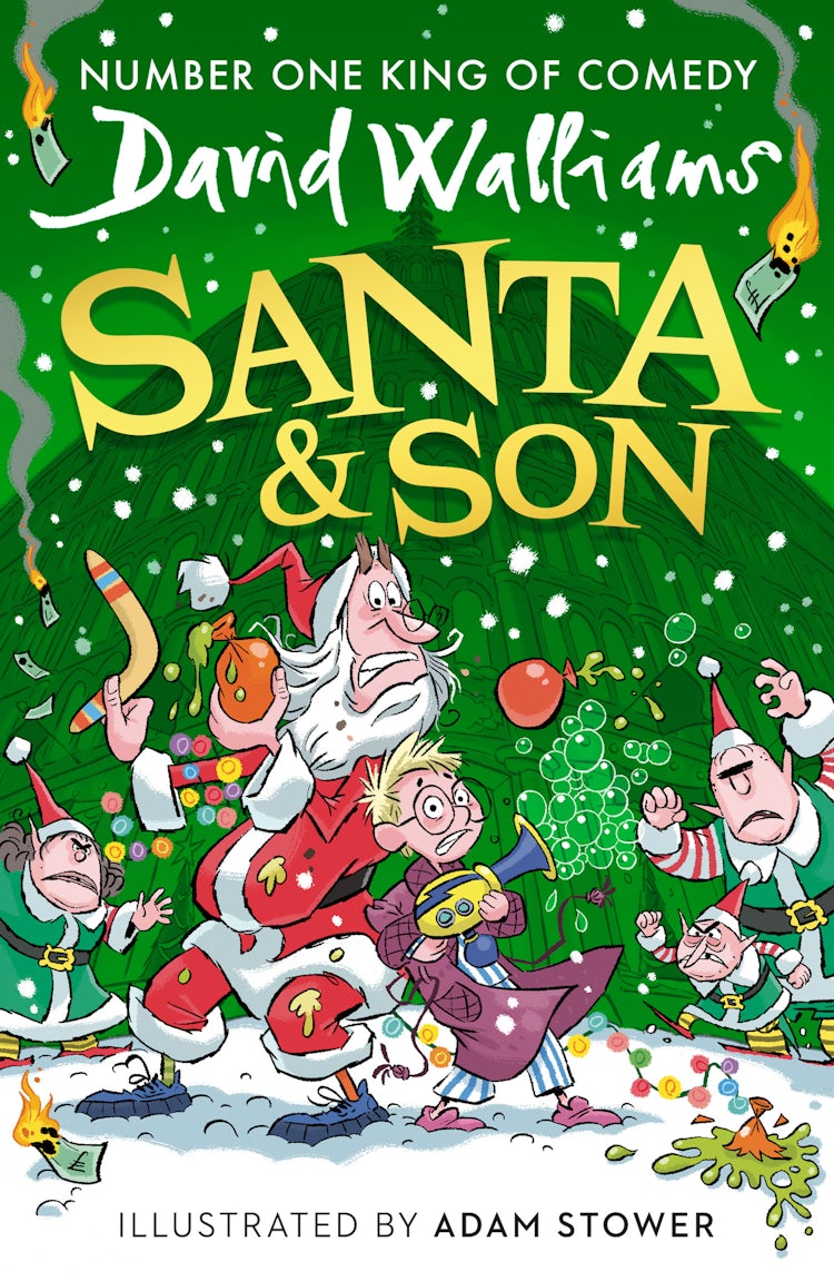 Cover image for Santa & Son: New for 2025, a hilariously funny Christmas adventure from the bestselling author of Super Sleuth, isbn: 9780008649081