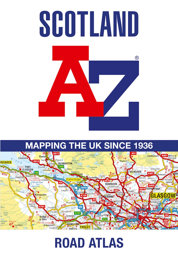 Cover image for Scotland A-Z Road Atlas [Fourth Edition], isbn: 9780008652845