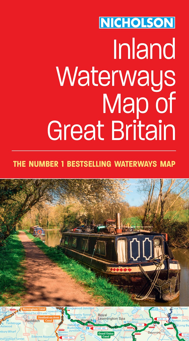 Cover image for Collins Nicholson Waterways Guides - Collins Nicholson Inland Waterways Map Of Great Britain: For Everyone With An Interest In Britain's Canals And Rivers, isbn: 9780008652876