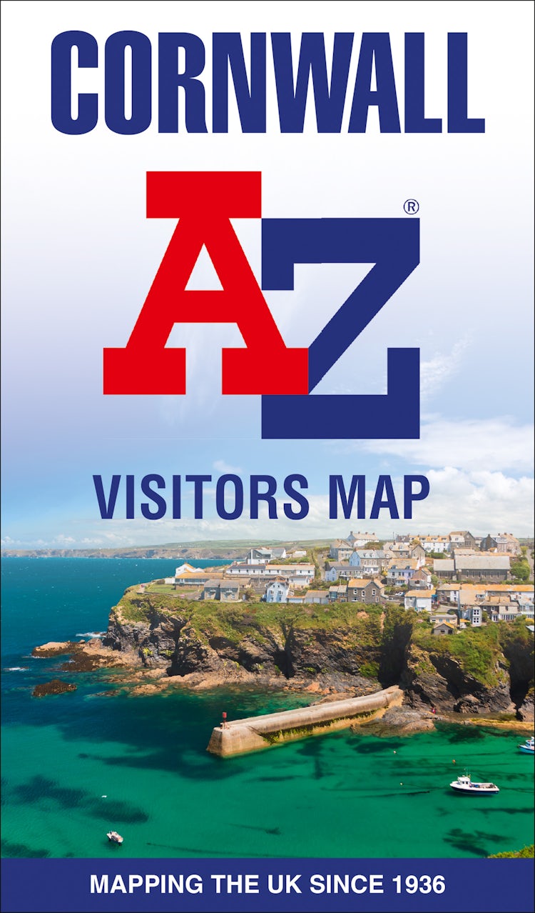 Cover image for Cornwall A-Z Visitors Map, isbn: 9780008653118