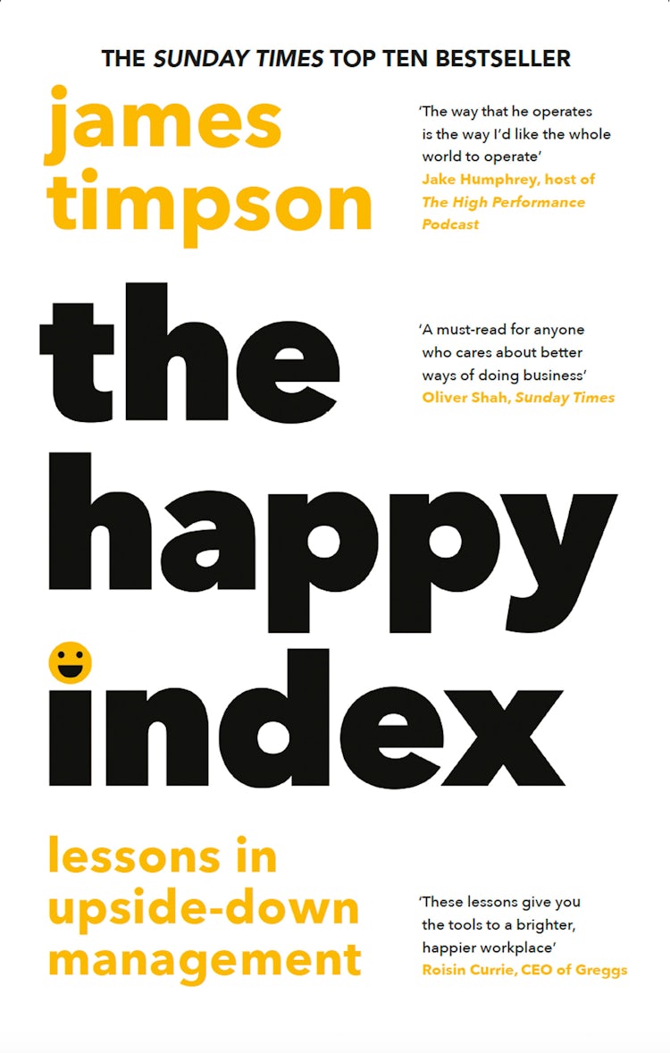 Cover image for The Happy Index: Lessons in Upside-Down Management, isbn: 9780008654757