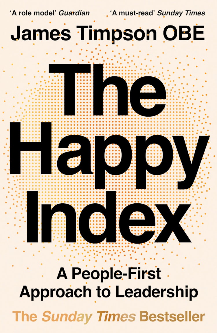 Cover image for The Happy Index: Lessons in Upside-Down Management, isbn: 9780008654764