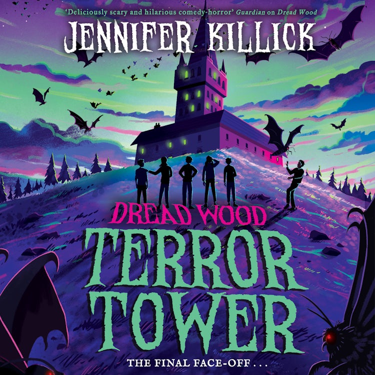 Cover image for Terror Tower: New for 2024, a funny, scary, sci-fi thriller, perfect for kids aged 9-12 and fans of Stranger Things and Goosebumps! (Dread Wood, Book 6), isbn: 9780008657086