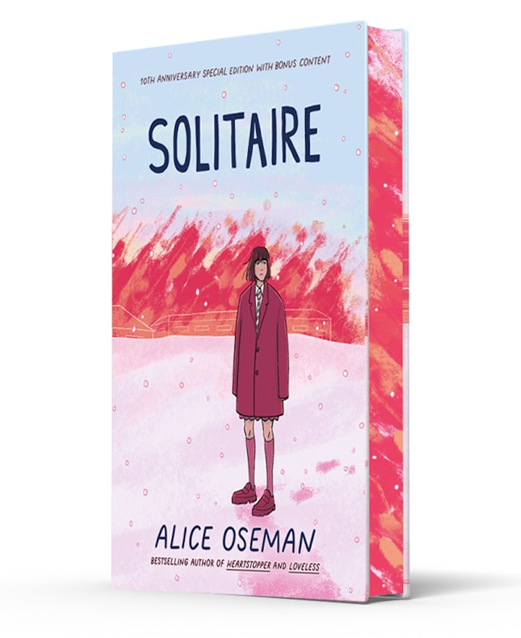 Cover image for Solitaire 10th Anniversary Edition: Tiktok Made Me Buy It! The Teen Bestseller From The Ya Prize Winning Author And Creator Of Netflix Series Heartstopper, isbn: 9780008658649