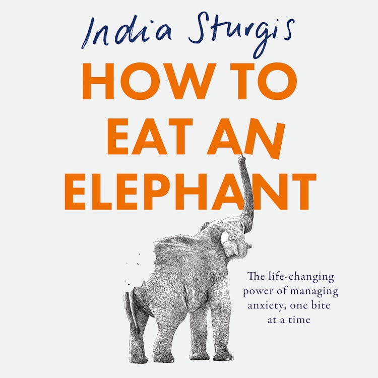 Cover image for How to Eat an Elephant: A transformative autobiography on managing anxiety by successful journalist India Sturgis, isbn: 9780008658939