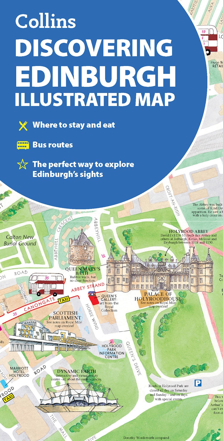 Cover image for Discovering Edinburgh Illustrated Map: Ideal For Exploring, isbn: 9780008663476