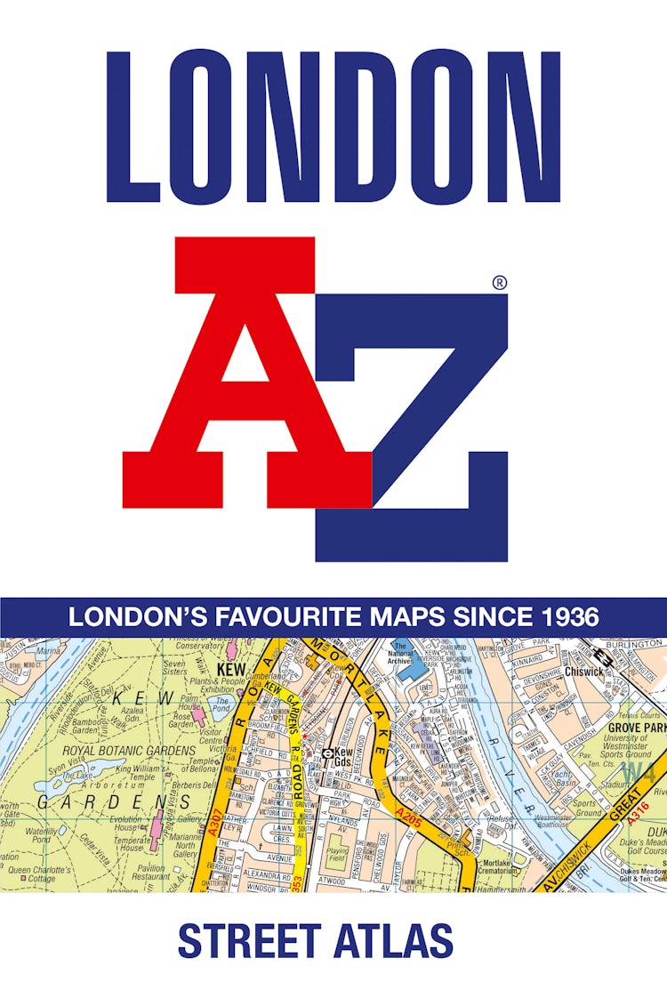 Cover image for London A-Z Street Atlas: Detailed and accurate iconic street map of London, isbn: 9780008663490