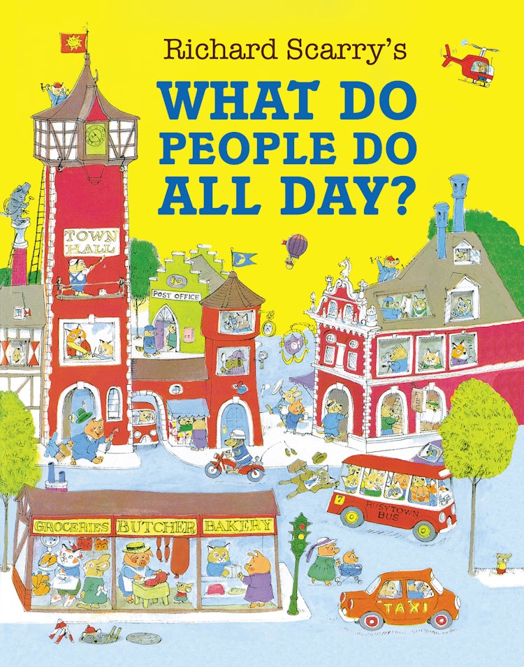 Cover image for Richard Scarry's What Do People Do All Day?, isbn: 9780008665371