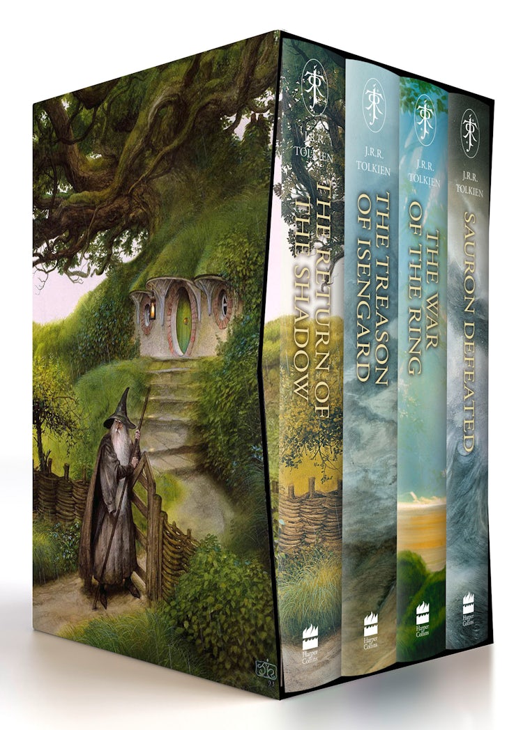 Cover image for The History Of Middle-earth [Boxed Set 3]: The Return of the Shadow, The Treason of Isengard, The War of the Ring & Sauron Defeated, isbn: 9780008669294