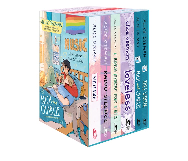 Cover image for Alice Oseman Six-book Collection Box Set (solitaire, Radio Silence, I Was Born For This, Loveless, Nick And Charlie, This Winter), isbn: 9780008669652