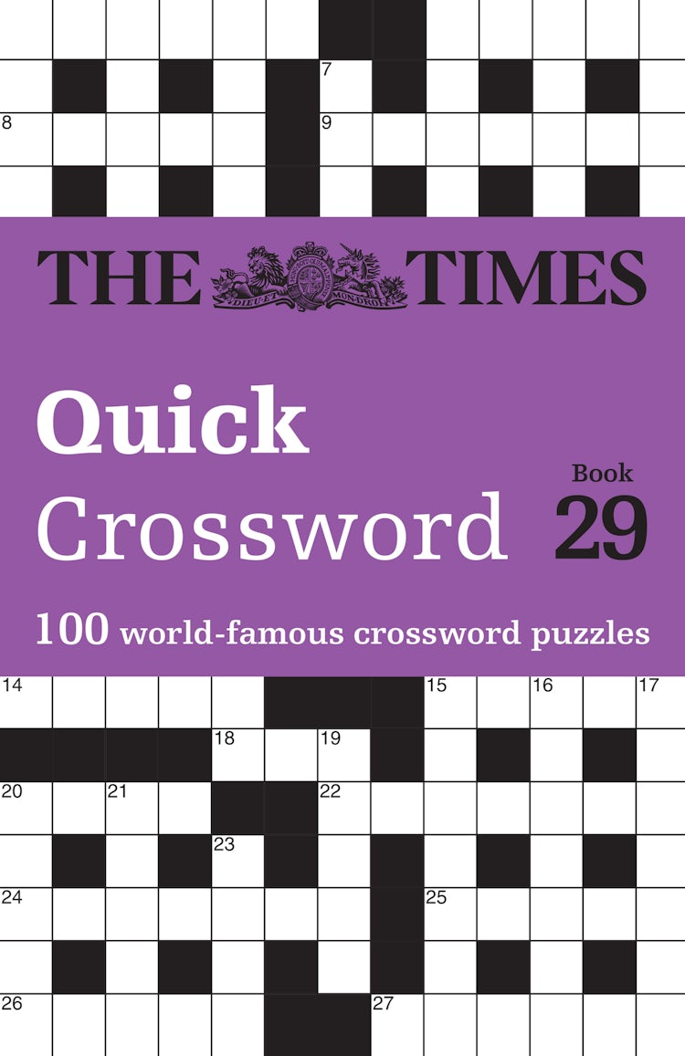 Cover image for The Times Crosswords - The Times Quick Crossword Book 29: 100 General Knowledge Puzzles, isbn: 9780008673178
