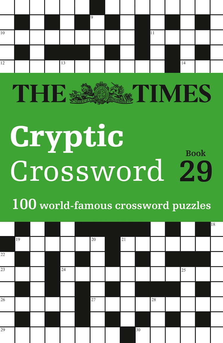 Cover image for The Times Cryptic Crossword Book 29: 100 World-famous Crossword Puzzles, isbn: 9780008673222