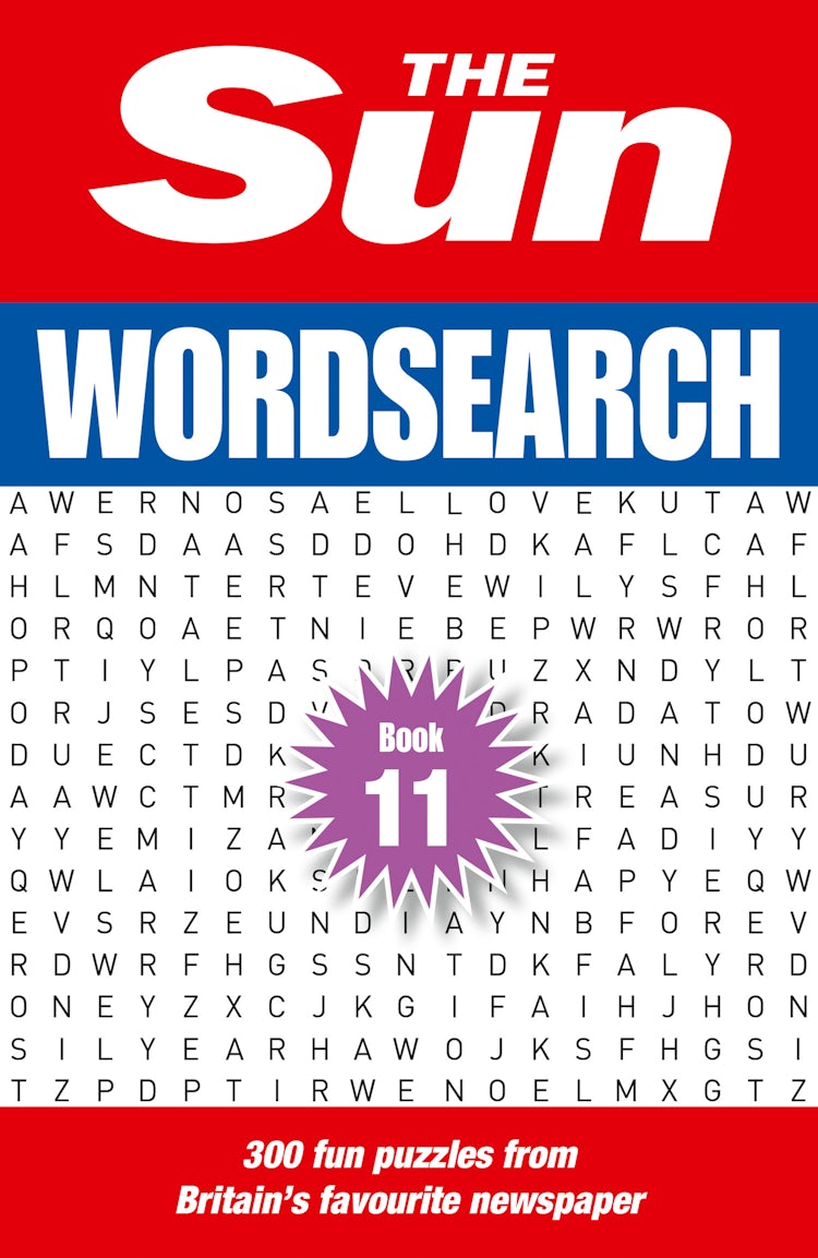 Cover image for The Sun Wordsearch Book 11: 300 Fun Puzzles From Britain's Favourite Newspaper, isbn: 9780008673253