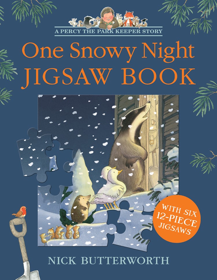 Cover image for One Snowy Night Jigsaw Book: A Percy The Park Keeper Story, isbn: 9780008679828