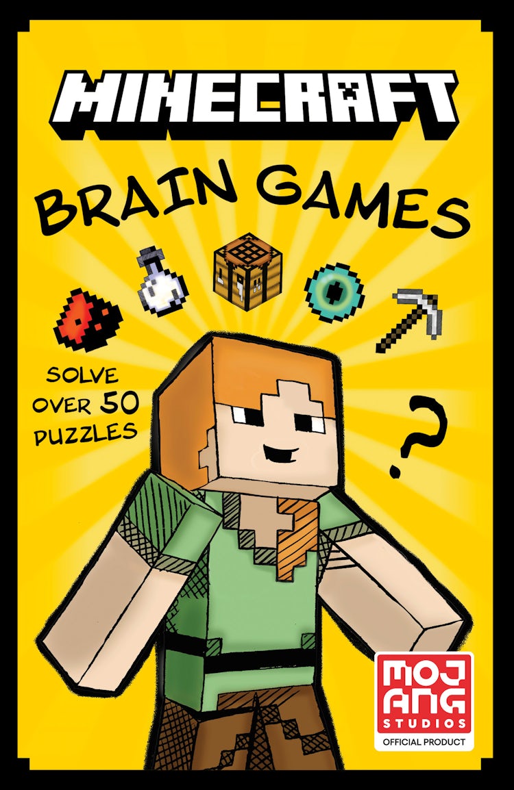 Cover image for Minecraft Brain Games: Solve Over 90 Puzzles!, isbn: 9780008680589