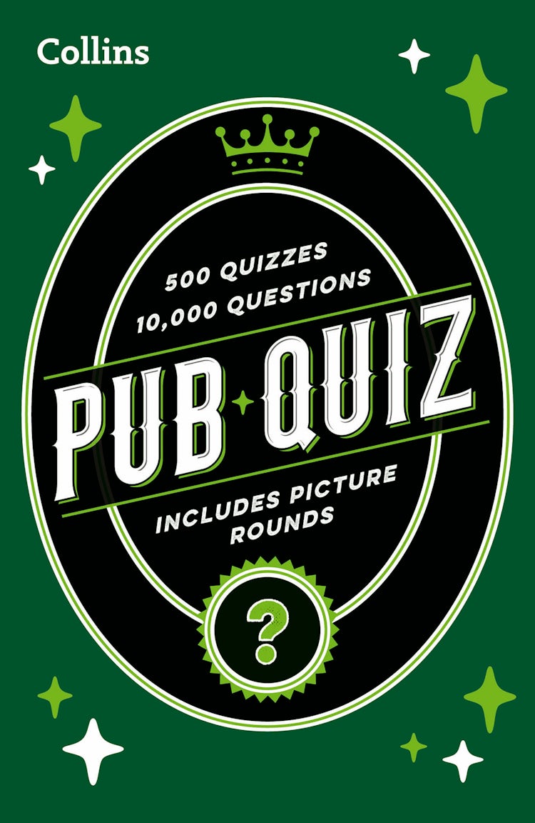 Cover image for Collins Pub Quiz: easy, medium and hard questions with picture rounds (Collins Puzzle Books), isbn: 9780008684846