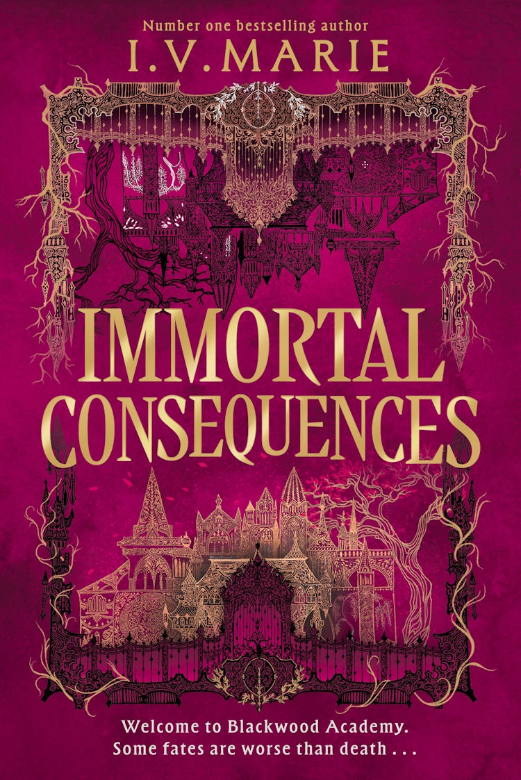 Cover image for Immortal Consequences: New for 2025, the thrilling dark academia debut novel for young adult readers, perfect for fans of Olivie Blake's The Atlas Six and Naomi Novik's A Deadly Education, isbn: 9780008694203