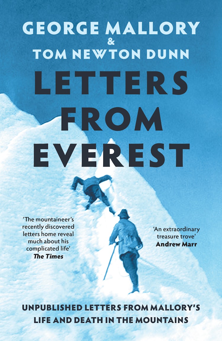 Cover image for Letters From Everest: Unpublished Letters from Mallory's Life and Death in the Mountains, isbn: 9780008702915