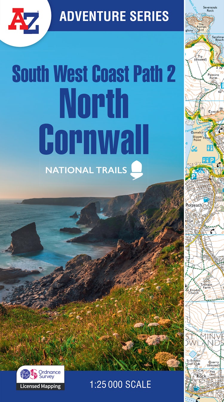 Cover image for South West Coast Path 2 - North Cornwall: With Ordnance Survey Mapping [Fifth Edition], isbn: 9780008707620