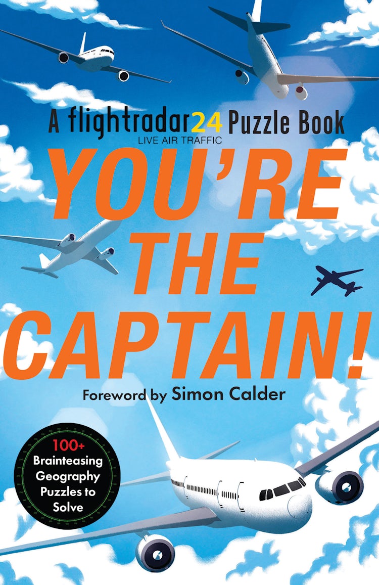 Cover image for You're The Captain: A Flightradar24 Puzzle Book, isbn: 9780008712624