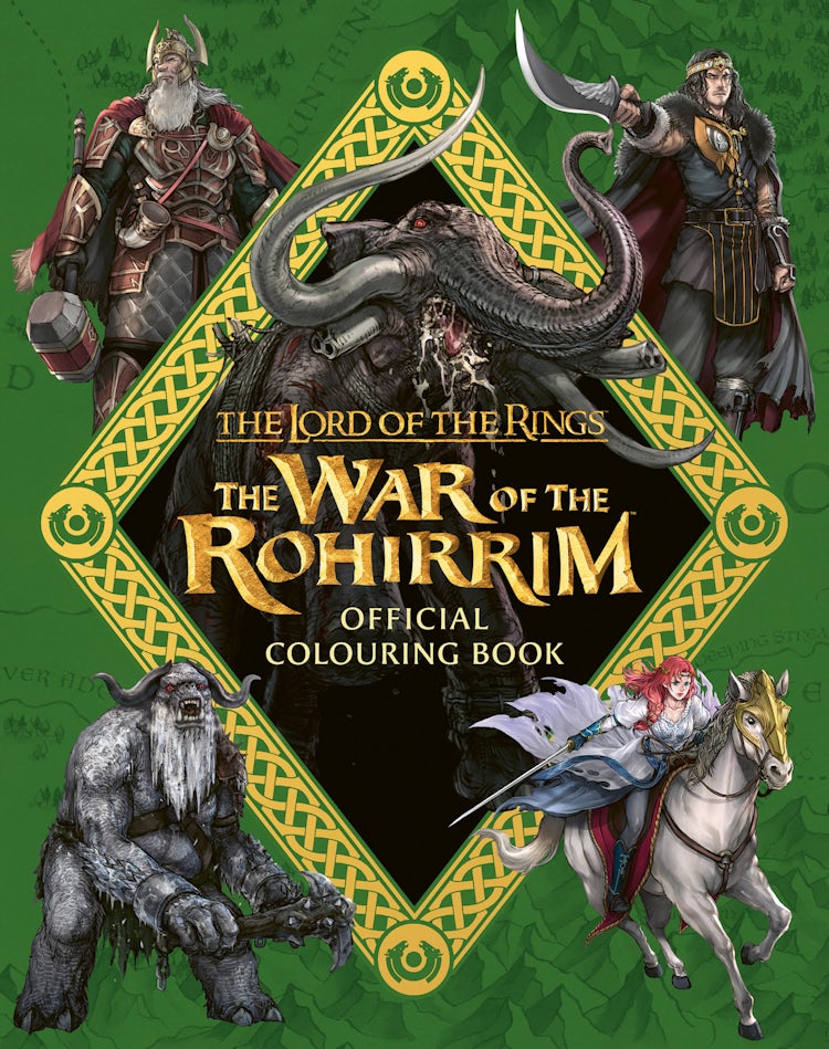 Cover image for The Lord Of The Rings: The War Of The Rohirrim Official Colouring Book, isbn: 9780008713034
