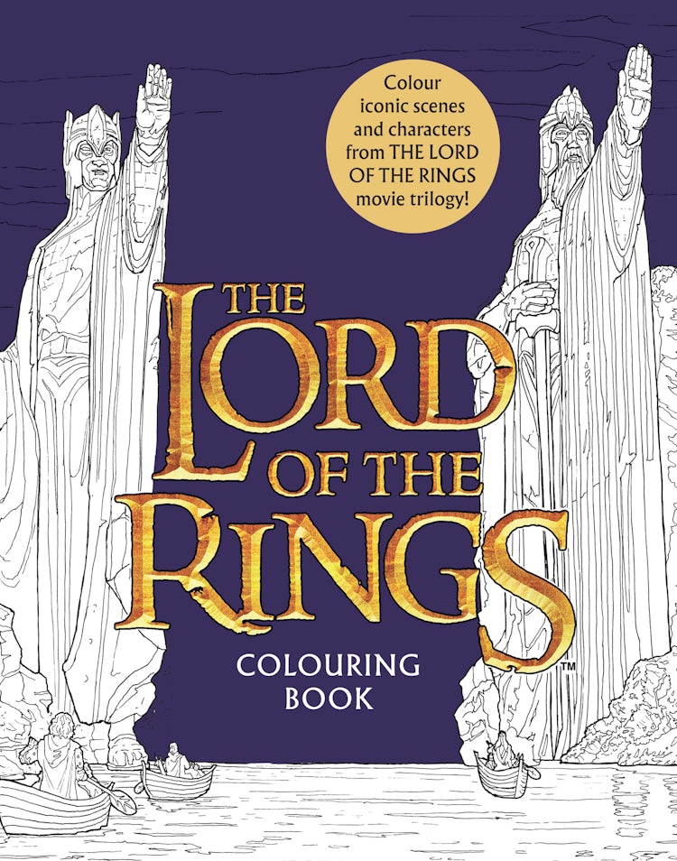 Cover image for The Lord Of The Rings Movie Trilogy Colouring Book: Official and Authorised, isbn: 9780008713409