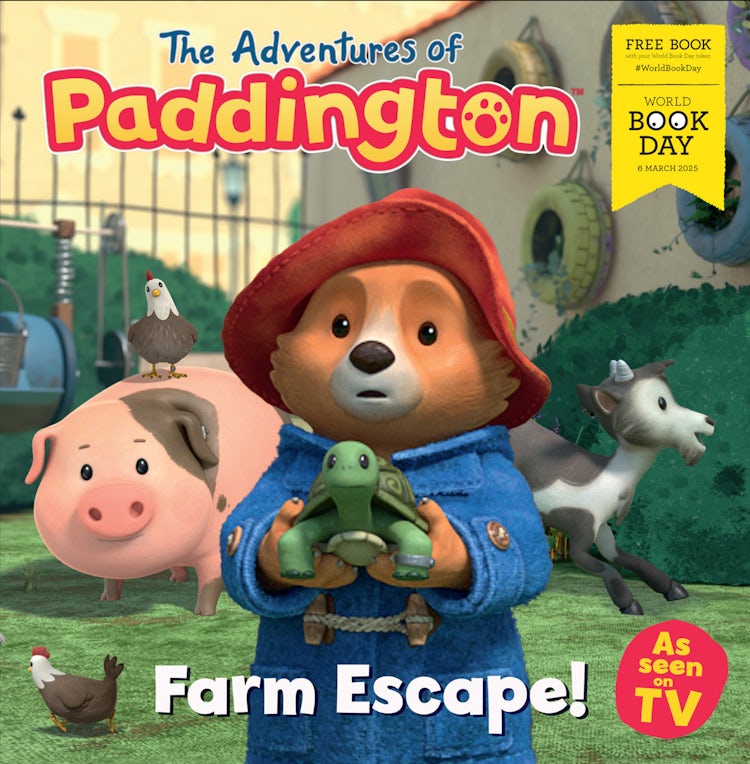 Cover image for The Adventures of Paddington: Farm Escape!: World Book Day 2025, isbn: 9780008714727