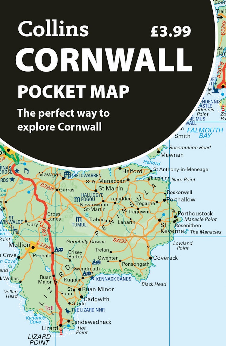 Cover image for Cornwall Pocket Map: The perfect way to explore Cornwall [Second Edition], isbn: 9780008719159