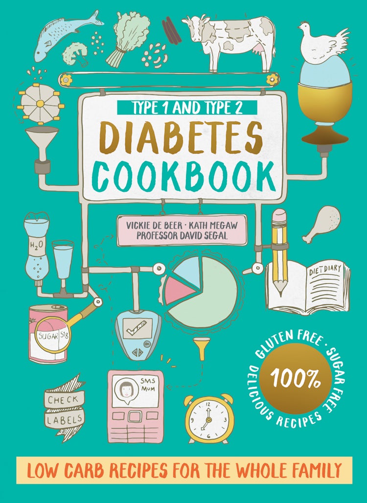 Cover image for Type 1 and Type 2 Diabetes Cookbook: Low carb recipes for the whole family, isbn: 9780008722821
