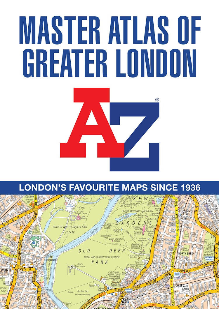 Cover image for Master Atlas of Greater London A-Z [19th Edition], isbn: 9780008724511
