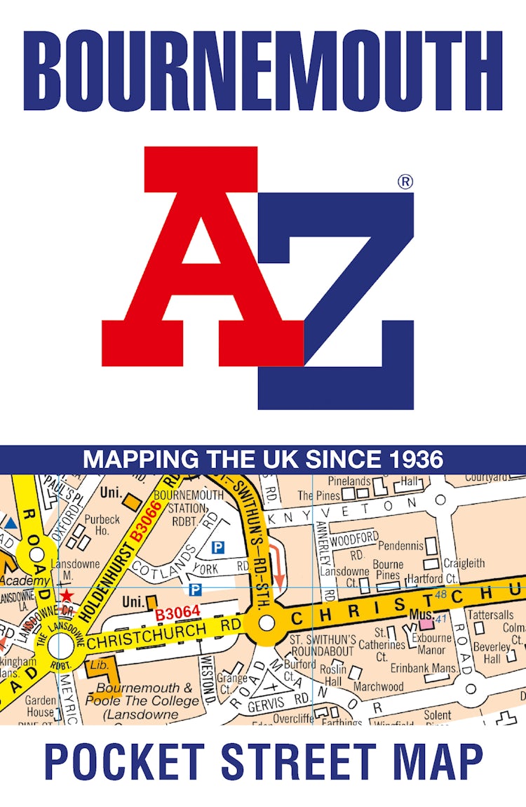 Cover image for Bournemouth A-Z Pocket Street Map: Accurate street map for easy navigation, isbn: 9780008725471