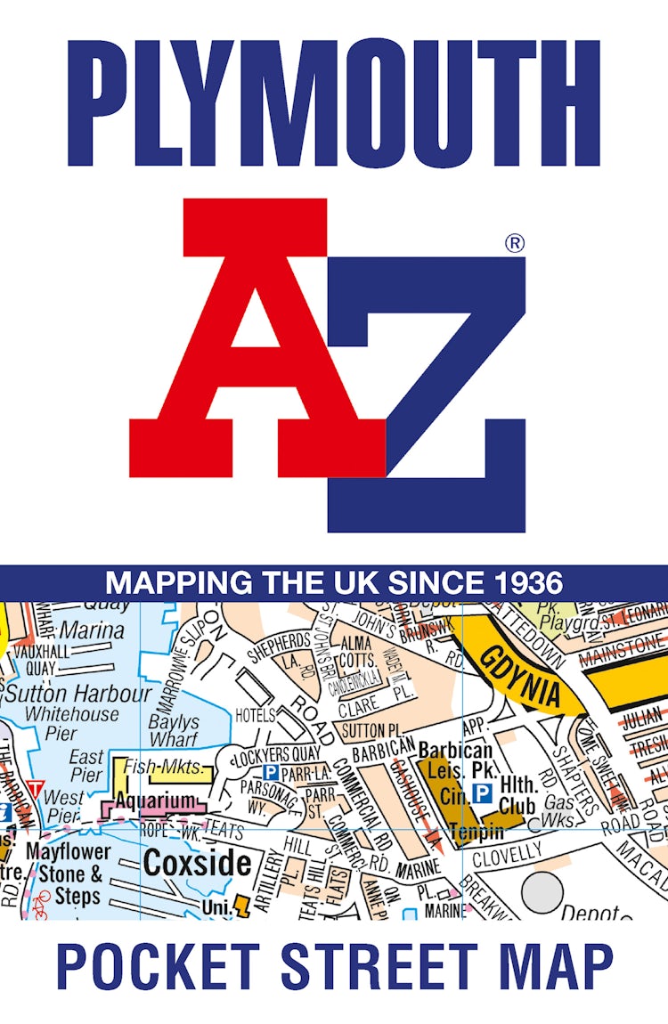 Cover image for Plymouth A-Z Pocket Street Map [Second Edition], isbn: 9780008725488