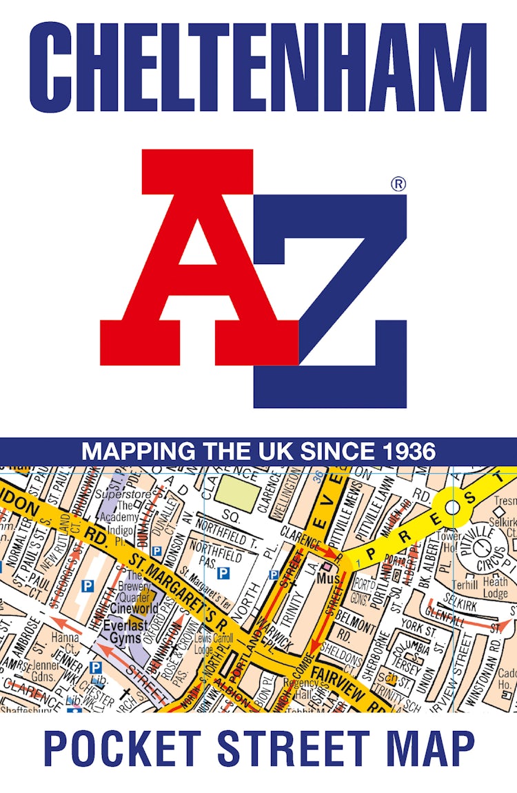 Cover image for Cheltenham A-Z Pocket Street Map [Second Edition], isbn: 9780008725495