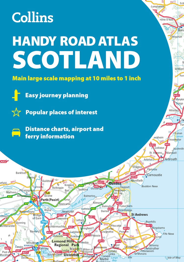 Cover image for Collins Handy Road Atlas Scotland: A5 Paperback, isbn: 9780008725518