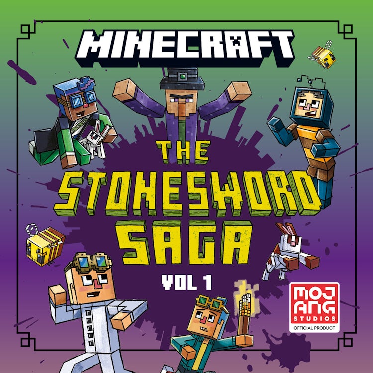 Cover image for Minecraft Stonesword 1-3 Audio Collection: Official illustrated LitRPG children’s gaming fiction – perfect for fans of A Minecraft Movie and kids aged 6, 7, 8 & 9! (Stonesword Saga, Book 1), isbn: 9780008725709