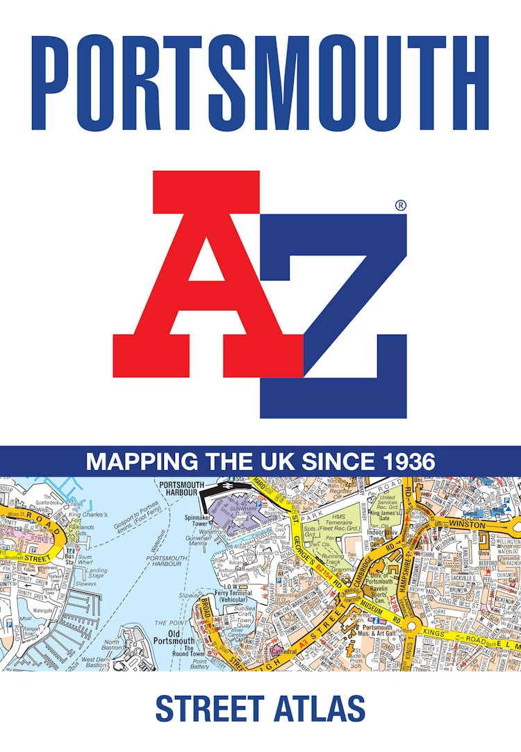Cover image for Portsmouth A-Z Street Atlas [Tenth Edition], isbn: 9780008730864