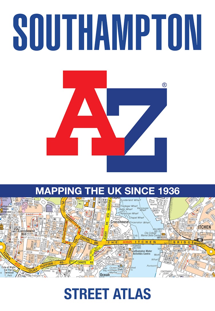 Cover image for Southampton A-Z Street Atlas [Tenth Edition], isbn: 9780008730888