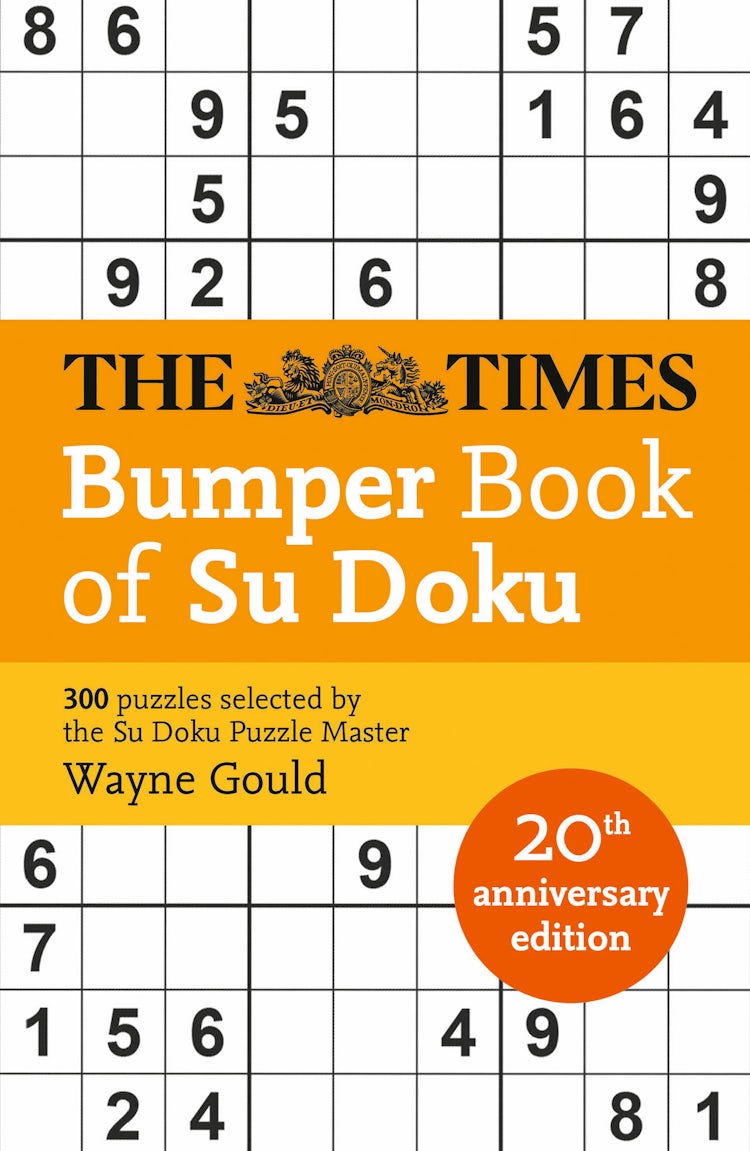 Cover image for The Times Mind Games: The Times Bumper Book Of Su Doku: 20th Anniversary Edition, 300 Puzzles Selected By Puzzle Master Wayne Gould, isbn: 9780008732059