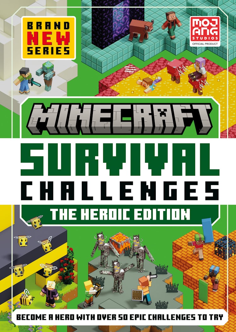 Cover image for Minecraft Survival Challenges - The Heroic Edition, isbn: 9780008733209