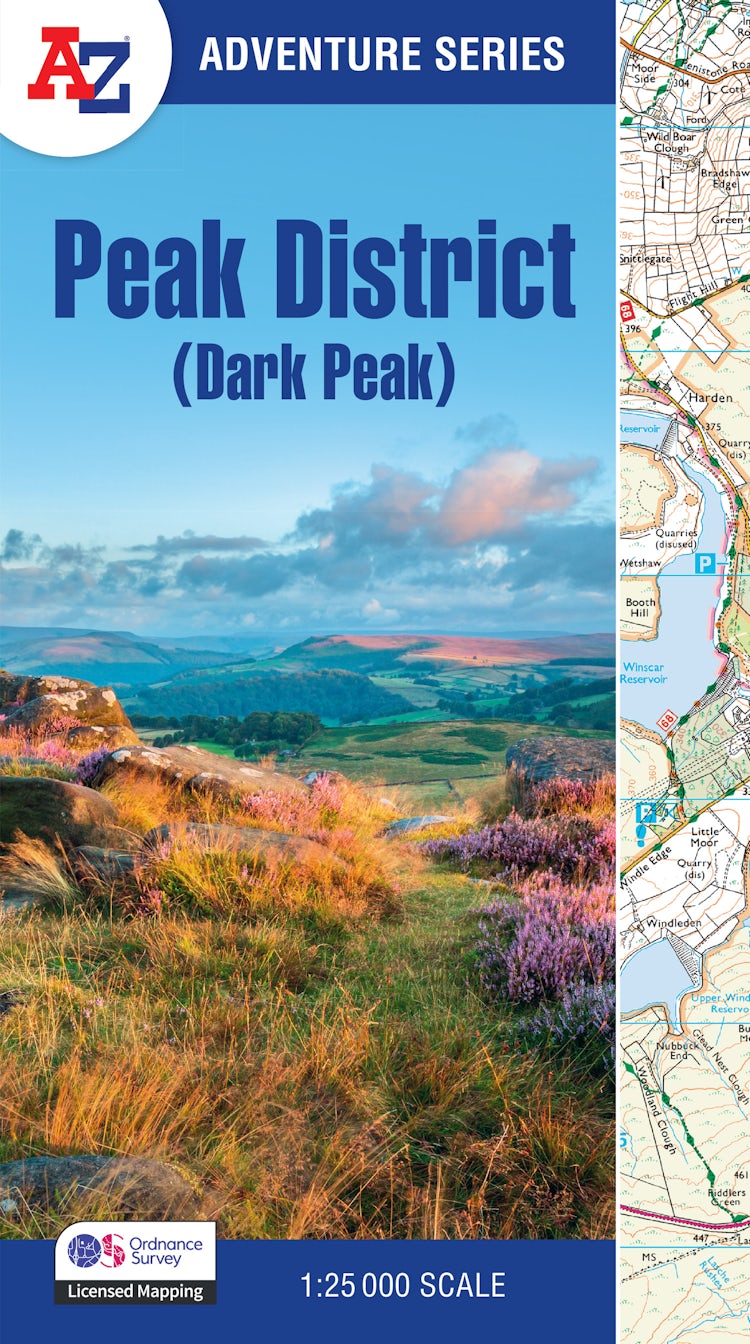 Cover image for Peak District (Dark Peak): With Ordnance Survey Mapping [Third Edition], isbn: 9780008744205