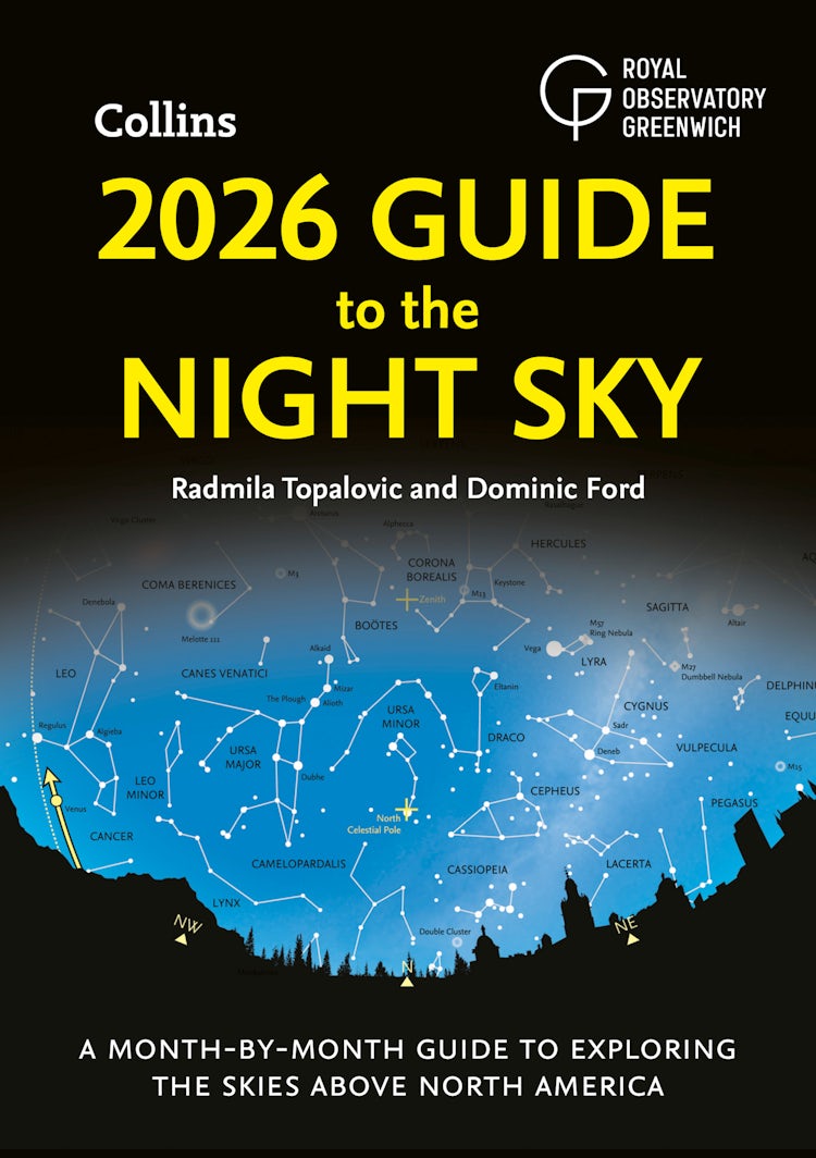 Cover image for 2026 Guide to the Night Sky: A month-by-month guide to exploring the skies above North America, isbn: 9780008747800