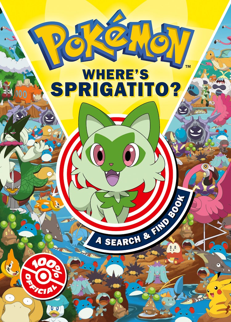Cover image for Pokémon Where's Sprigatito: A Search & Find Book, isbn: 9780008749712