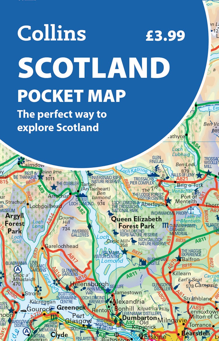 Cover image for Scotland Pocket Map, isbn: 9780008751708
