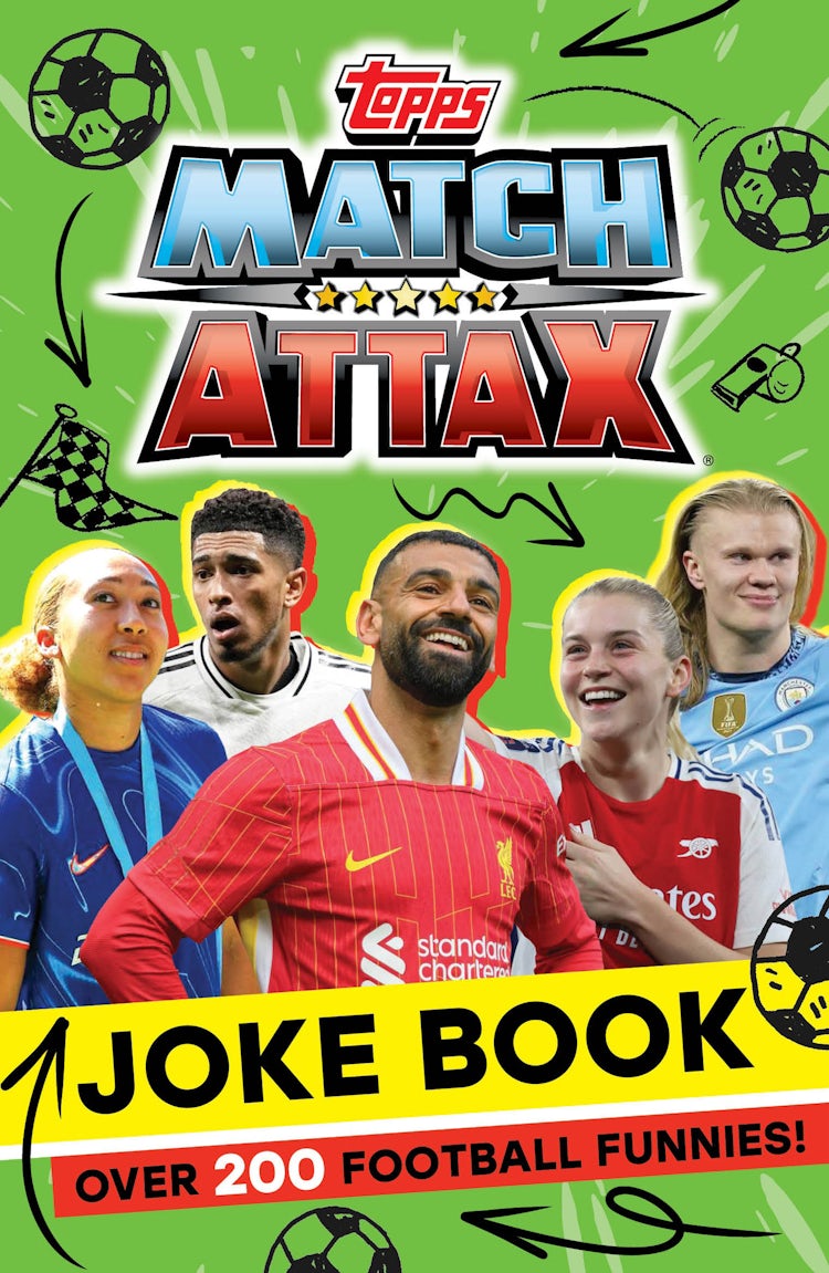Cover image for Match Attax Joke Book: The official illustrated joke book from the world's favourite sports trading card game - full of fun for footy-loving kids!, isbn: 9780008755461