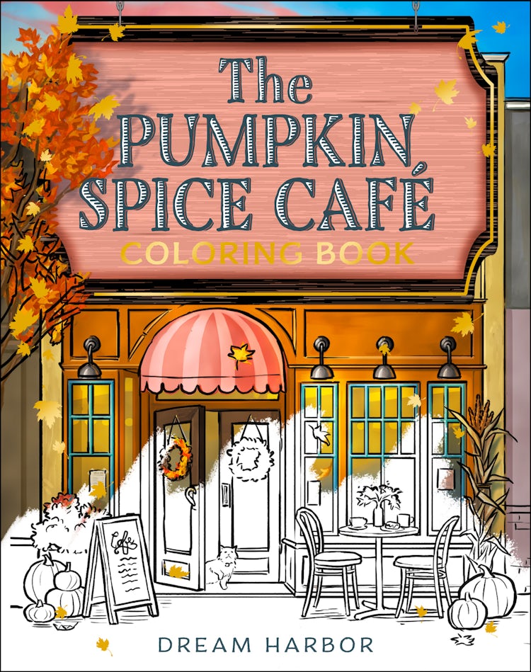 Cover image for The Pumpkin Spice Café Coloring Book, isbn: 9780008759858
