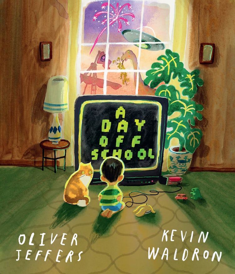 Cover image for A Day Off School: The hilarious new picture book full of action and adventure, isbn: 9780008761295