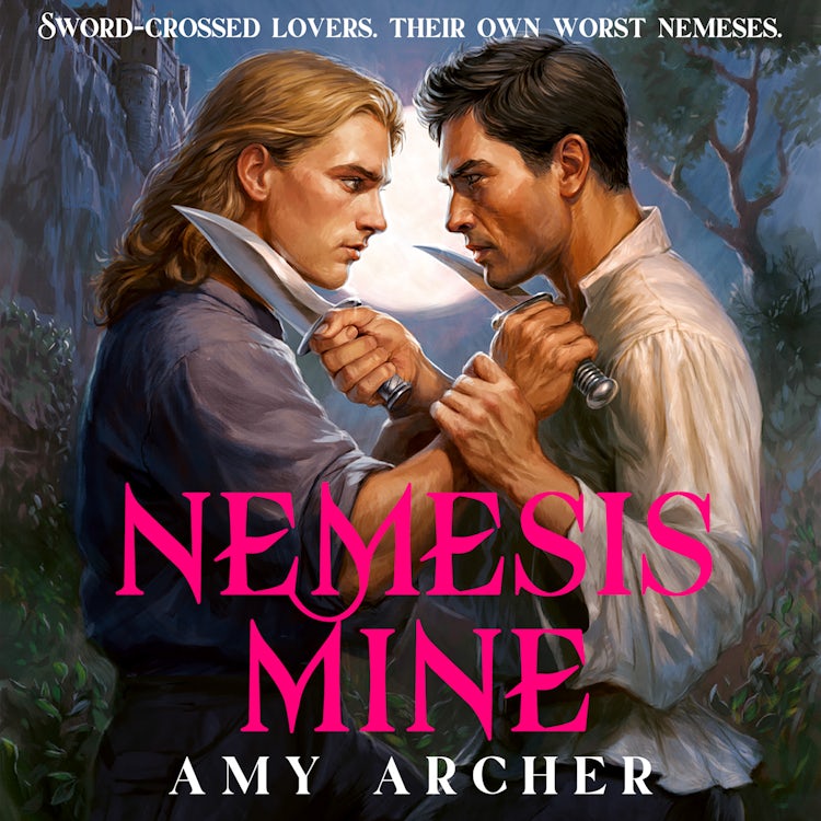 Cover image for Nemesis Mine: The debut enemies-to-lovers queer romantasy romp of 2026, isbn: 9780008766306