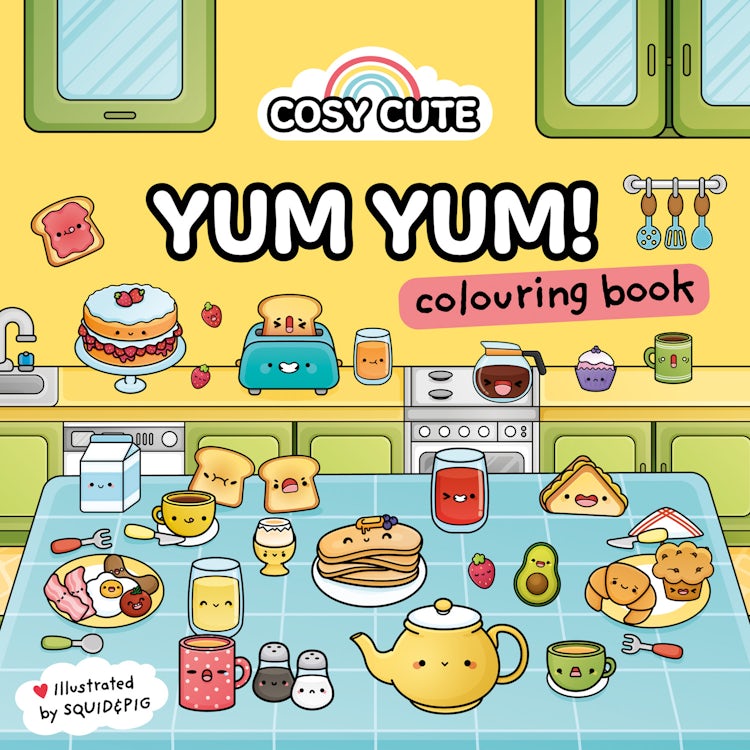 Cover image for Cosy Cute Yum Yum Colouring Book, isbn: 9780008768973