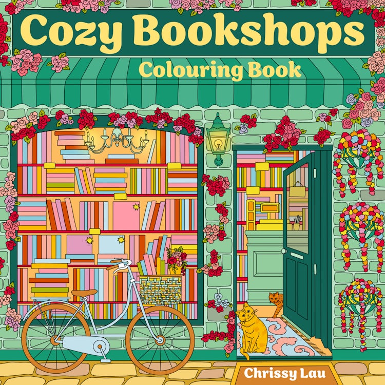 Cover image for Cozy Bookshops: Colouring Book, isbn: 9780008772758